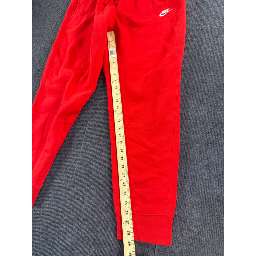 Nike Sportswear Club Fleece Joggers Mens XL Red Sweatpants BV2671-657 - Picture 4 of 5